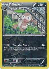 Nuzleaf - 71/99 - Uncommon - Reverse Holo