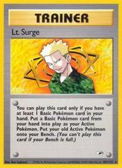 Lt. Surge - 101/132 - Rare - Unlimited Edition