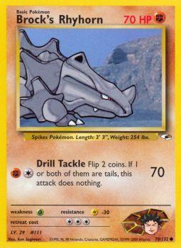 Brocks Rhyhorn - 70/132 - Common - Unlimited Edition