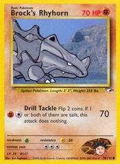 Brock's Rhyhorn - 70/132 - Common - Unlimited Edition