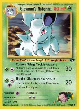Giovannis Nidorina - 44/132 - Uncommon - Unlimited Edition