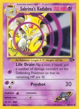 Sabrinas Kadabra - 58/132 - Uncommon - Unlimited Edition