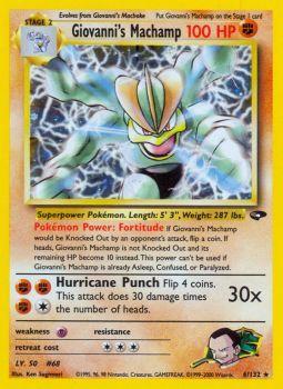 Giovannis Machamp - 6/132 - Holo Rare - Unlimited Edition